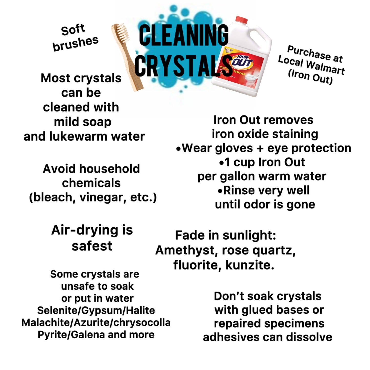 Click photo for cleaning tips