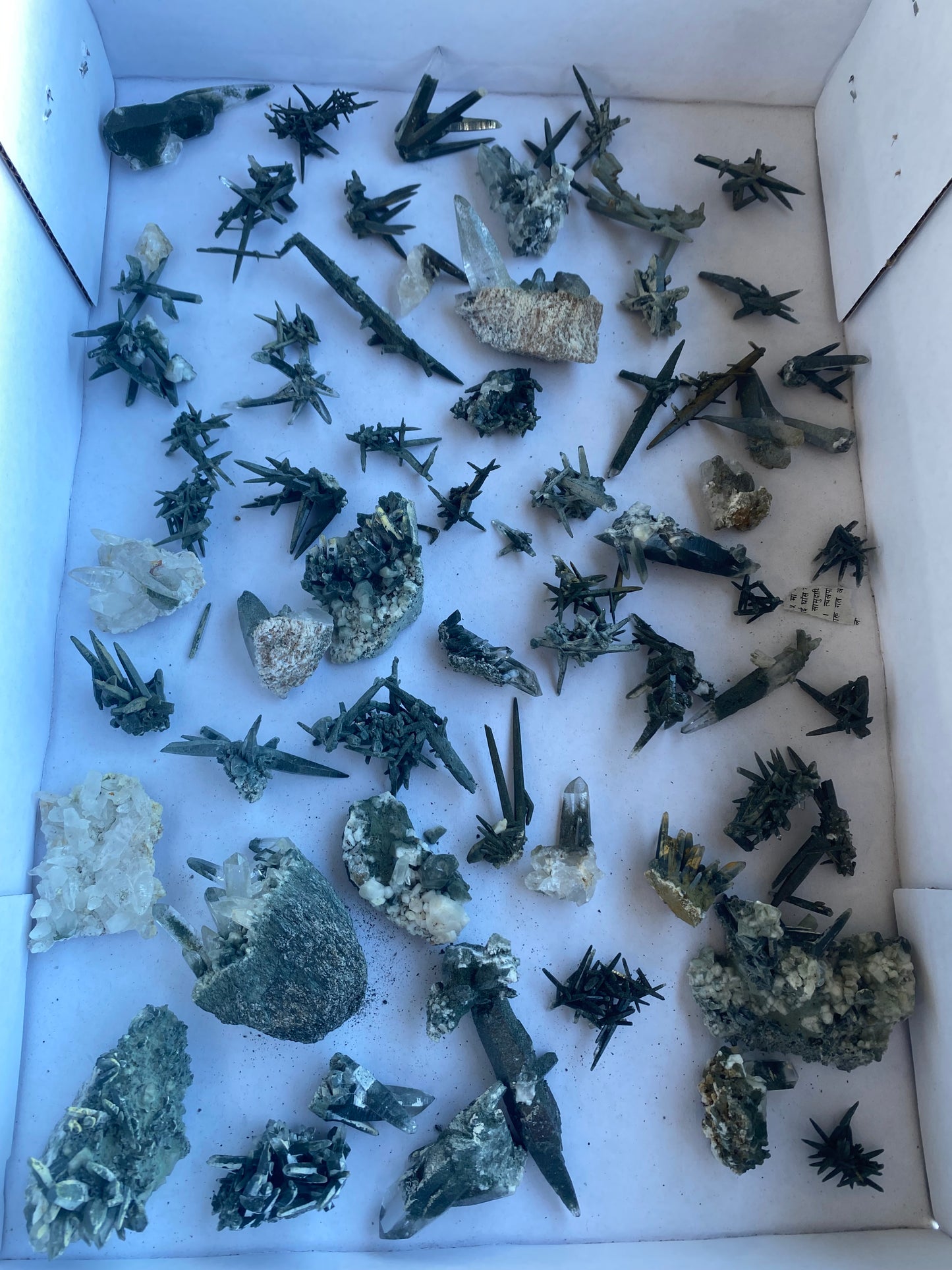 Chlorite quartz flat